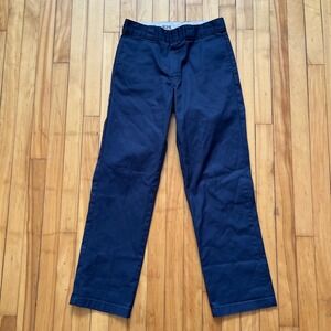 Dickies 874 Original Fit Navy Blue Work Pants Mens 32x32 Straight Leg Chino